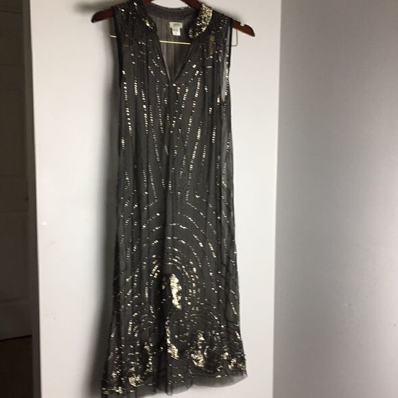 Hoss Intropia | Sheer Sequin Dress Cover Up | 38/M - Picture 1 of 6